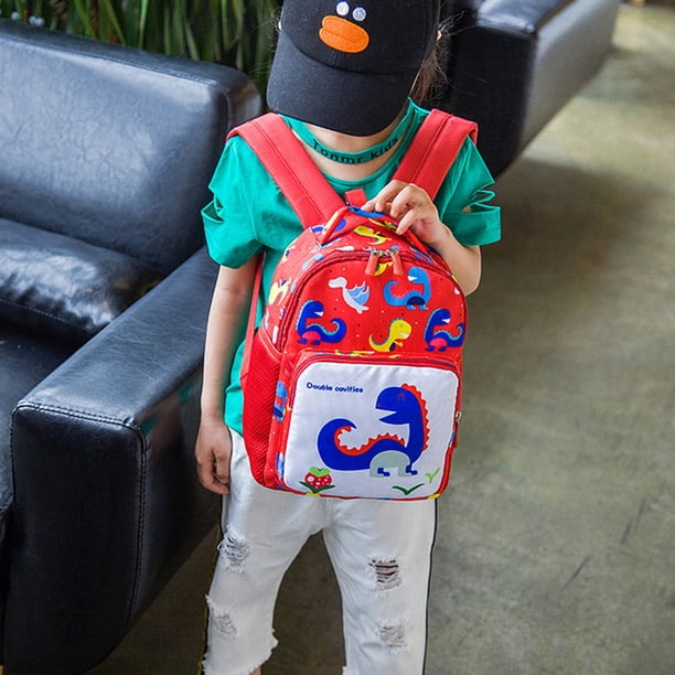 Child Baby Girls Boys Kids Cartoon Dinosaur Animal Backpack Toddler School Bag