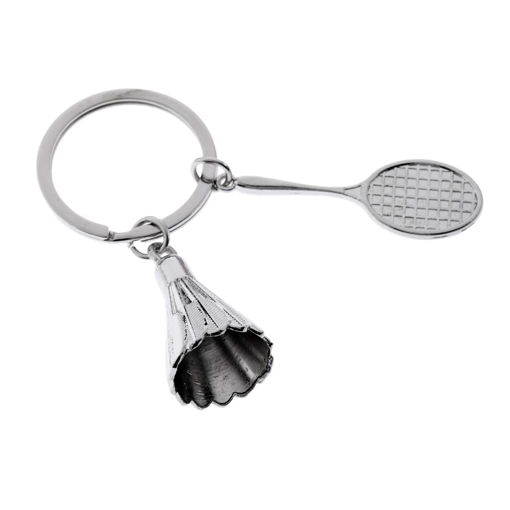 Gift Key Ring /Pendant with Mini Badminton Model 5 Pcs Keychain 