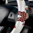 thumbnail image 5 of Eiffel Tower Car Wheel Cover 14.5 Inch Printing PVC Leather Auto Accessories Steering Wheel Cover, 5 of 6
