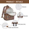 thumbnail image 4 of Colorful Rainbow Tie Dye Spiral Pattern Backpack for School,Cute School Bag,Schoolbag with Adjustable Shoulder Straps & Padded Back,15.25"x11.5"x5.25", 4 of 5