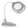 thumbnail image 1 of Lámpara LED de pie y mesa con lupa Ottlite Clearsun Silver, 1 of 8