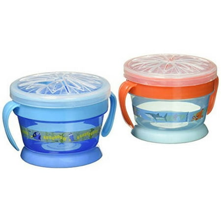 Spill Snack Cup - Disney Finding Dory Reusable Snack Cups, 2 Piece