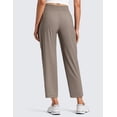 thumbnail image 2 of CRZ YOGA Lightweight Drapey Tapered Ankle Pants for Women 27" Casual Travel Work with Pockets Summer, 2 of 6