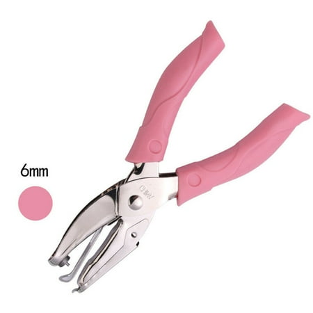 

Circle/Heart/Star Shaped Metal Hole Punch pliers Soft Grip Paper Hand Puncher