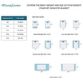 thumbnail image 2 of Weighted Blanket for Adults 20 lbs 48x72" Full Size by DensityComfort | Helps With Anxiety, Stress, ADHD, Insomnia, Autism, 2 of 7