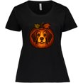 thumbnail image 3 of Inktastic Halloween Beagle Pumpkin Women's Plus Size T-Shirt, 3 of 5