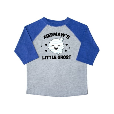 

Inktastic Cute Meemaw s Little Ghost with Stars Gift Toddler Toddler Girl T-Shirt