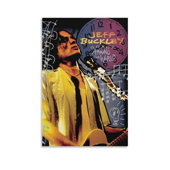Singer Jeff Buckley Poster (14) Picture Print Canvas Poster Wall Paint Art Posters Decor Modern Home Artworks Gift 16x24inch(40x60cm)