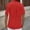 Red, variant on Linen Tunic Half Sleeve Casual Blouses Boho Peasant Blouse Boho Ethnic Style Peasant Tee Boyfriend Dress Shirt Short Sleeve Gauze Tops Floral Embroidered Boho Tops Red XL