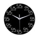 thumbnail image 2 of Reloj de pared redondo de 30 cm, sin tictac, con fórmula matemática, de cuarzo, para niños. Carbón, 2 of 9
