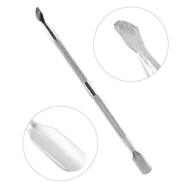 Khall Stainless Steel Nail Cuticle Spoon Pusher Remover Cutter Nipper Clipper Kit New,Nail Gel Trimmer