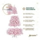 thumbnail image 4 of Árbol de Navidad Escarchado Frondoso Esquimal Pino Navideño con Nieve Artificial (Rosa Nevado, 1.8m), 4 of 6