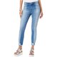 thumbnail image 2 of Vanilla Star Womens Shadow Stripe Skinny Fit Jeans, Azul, 5 Vanilla Star Ceñido, 2 of 2