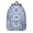 Geometric Mandala White, variant on Geometric Star Blue Pattern Backpack for School, Cute School Bag with Adjustable Shoulder Straps and Padded Back, 15.7"x11.8"x5.5"