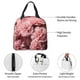 thumbnail image 4 of Fotbe Delicate Pink Carnations Bolsa Térmica con Estampado y Forro de Aluminio Grueso Bolsa de Almuerzo con Bolsillo Frontal para Hombres y Mujeres, Ideal para Trabajo, Escuela, 4 of 8