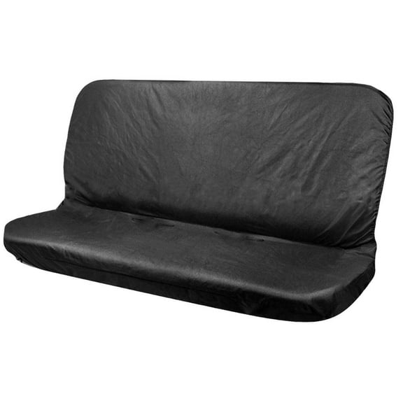 Hankins1 Black, Oxford Cloth, Rear Seat Covers