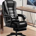 thumbnail image 3 of Swivel Revolve Office Chair Waiting Throne Editor Ergonomic Office Chair Rocking Recliner Cadeira De Escritorio Home Furniture My Lux Decor Round, 3 of 21