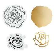 Couture Creations - Elegance Collection - Layering Stamp And Die Set  - Rose Mini (4pc)