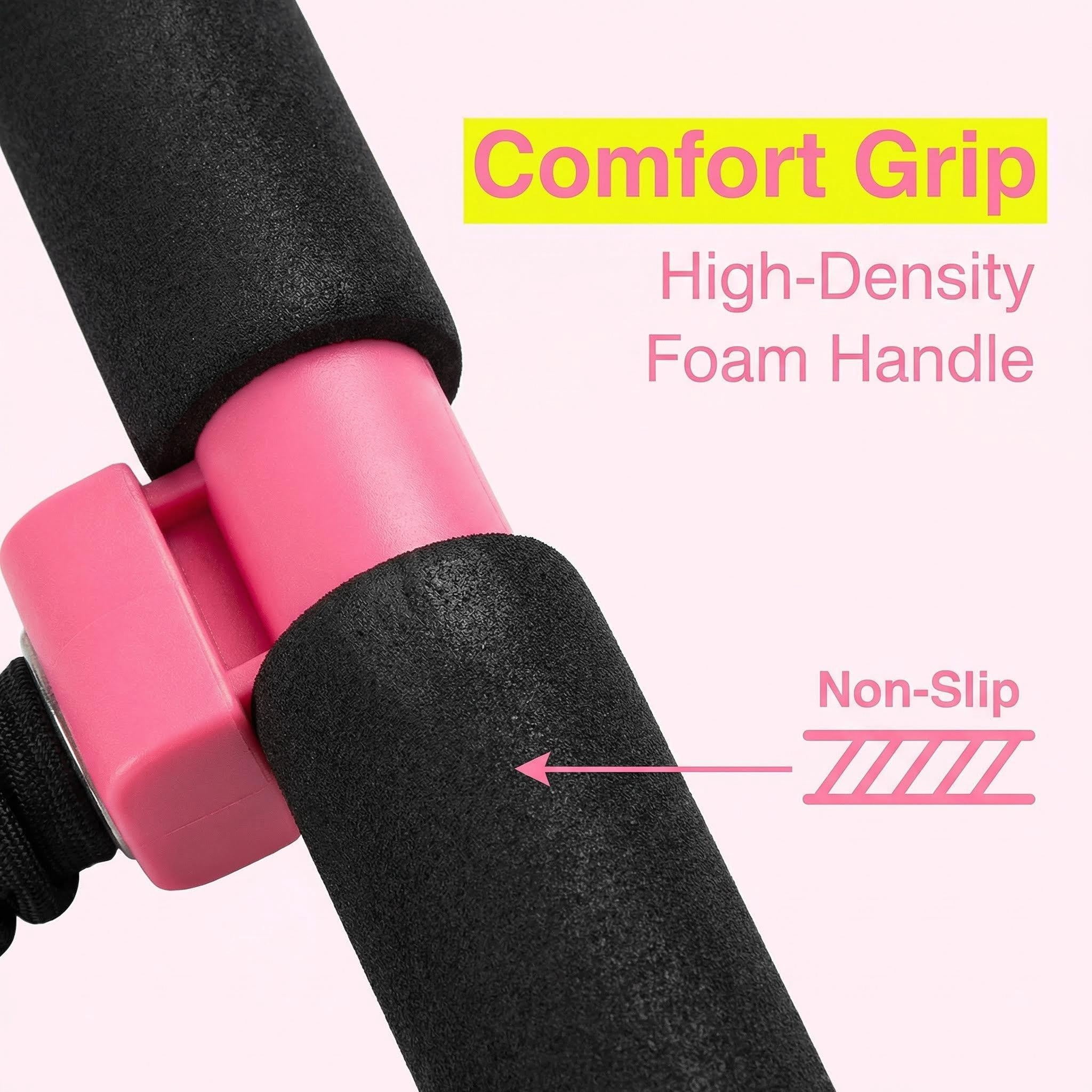 Pedal Resistance Band with Handles, Heavy-Duty Tension Foot Puller for Full-Body Training, Core, Legs & Glutes, Portable Home Workout Band