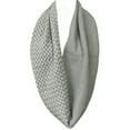 thumbnail image 2 of Wrapables® Trendy Winter Warm Knit Infinity Scarf, Smoky Grey, 2 of 4