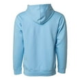 thumbnail image 3 of Independent Trading SS4500 Midweight Hooded Pullover Sweatshirt-Blue Aqua-4X, 3 of 3