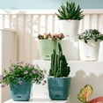 Indoor Flower with Saucer Ceramic Flower Stand 32 Flower Pots Planters