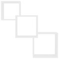thumbnail image 2 of vidaXL Cube Wall Shelf White 68x15x68 cm Engineered Wood, 2 of 4
