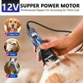Sunifier Electric Pet Grooming Clippers, Haircut Kit w/ Stainless Steel