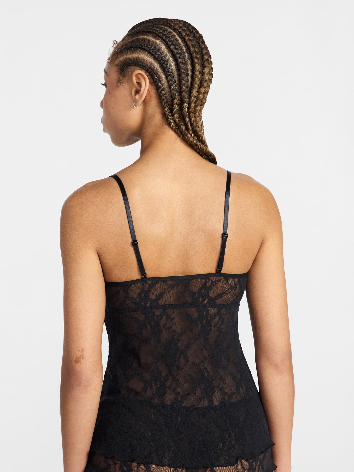 No Boundaries Lace Flyaway Cami Top, Women's XS-XXXL