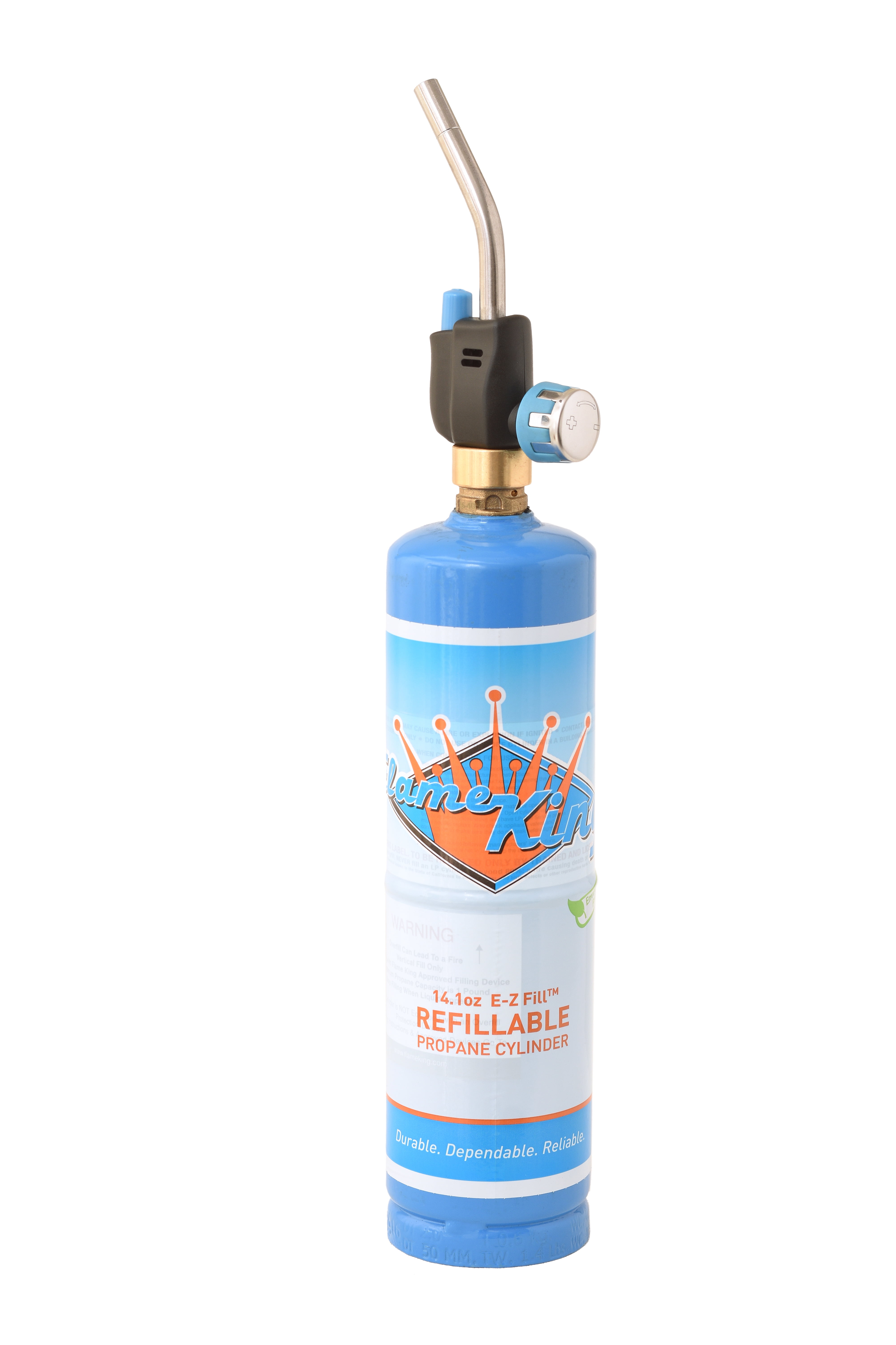 Flame King Propane Blow Torch Head with Igniter for Soldering, Light Welders & Brazing, 0.5amps