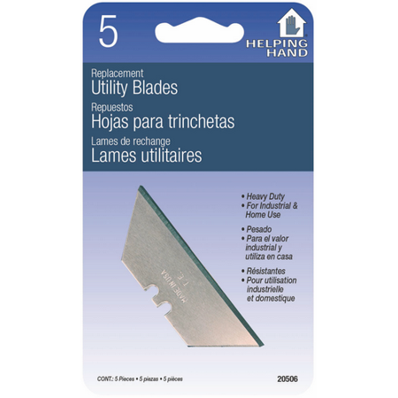 HelpingHand 5 Pack Utility Knife Blades 20506 (Set of 3)