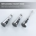 thumbnail image 4 of Shisuyan Rotating Faucet 1Set Stainless Steel Silver 360 Degree Swivel for Bathroom Use, 4 of 9