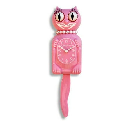 UPC 090132000207 product image for Pink Miss Kitty Cat Clock - 3/4 Size | upcitemdb.com