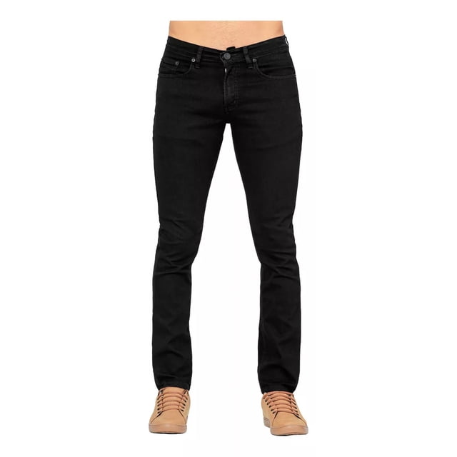 Jeans Oggi Jeans Hombre Movin Negro Mezclilla Stretch Risk