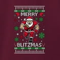 thumbnail image 3 of Wild Bobby Merry Blitzmas, Football Christmas Sweater Design | Holiday Unisex Men Tee, 3 of 5