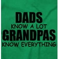 thumbnail image 2 of Dad Knows A lot Grandpa Everything Men's Crewneck Sweatshirt Brisco Brands S, 2 of 6