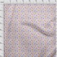 thumbnail image 4 of oneOone Georgette Viscose White Fabric Floral Watercolor Craft Projects Decor Fabric Printed By The Yard 42 Inch Wide, 4 of 4