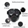 thumbnail image 3 of Laveberry Auto Darkening Welding Helmet, Anti-Glare UV Welding Mask for Cutting & Grinding, Detachable Face Shield, Large Viewing Welding Hood,Can Be Used for Welding and Cycling, 3 of 8