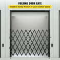 thumbnail image 2 of VEVOR Puerta de seguridad plegable individual, puerta plegable de 48" de alto x 71" de ancho, puerta de seguridad de acordeón de acero, puerta de seguridad expandible flexible, puerta de, 2 of 9