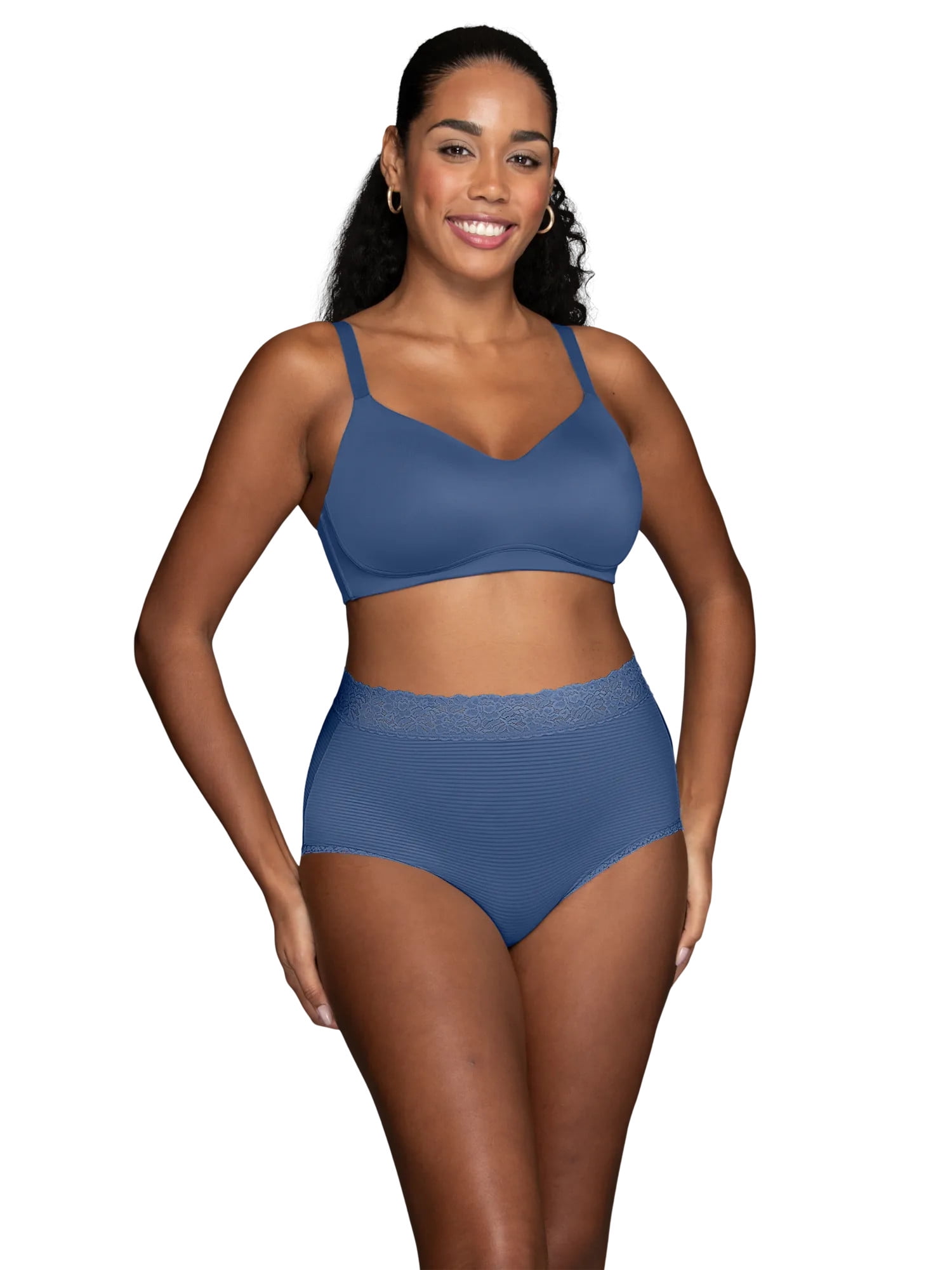 Vanity Fair Radiant Women's Wireless Bra - Back and Side Smoothing, Adjustable Straps, Sizes S-3XL, Style 3472117