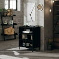 thumbnail image 3 of vidaXL Sideboard Nightstand Side Table with Open Storage Shelf Engineered Wood, 3 of 45