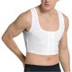 thumbnail image 3 of Chaleco de corsé de compresión para hombre, camiseta sin mangas con corsé elástico de nailon con forma de cuerpo transpirable y ajustada, 3 of 8
