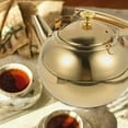 thumbnail image 3 of QUTETN Stove Whistling Tea Kettle Stainless Steel Teapot Teakettle for Stove Infusers Included 1. 5L, 3 of 6
