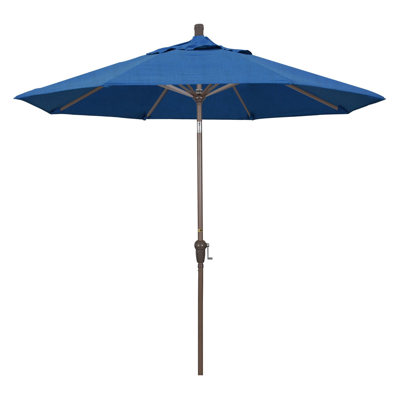 California Umbrella 9 Ft Sunbrella Aluminum Auto Tilt Market Umbrella Walmart Com Walmart Com