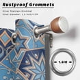 thumbnail image 2 of Outdoor Curtains for Patio Waterproof, Blue Boho Geometric Outdoor Privacy Panels Grommet, Ethnic Aztec Abstract Traditional Art Blackout Outside Curtains for Porch/Cabana 54"x95", 1 Panel, 2 of 8