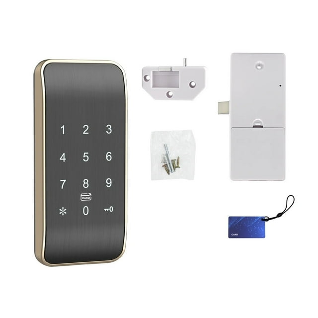 Fingerprint Smart Drawer Lock Electronic Cabinet Lock Unlock Intelligent Keyless Sensor Install Easy
