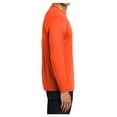 thumbnail image 3 of Yellow Rooster Men's Tall Long Sleeve PosiCharge Competitor Tee Neon Orange XLT, 3 of 6