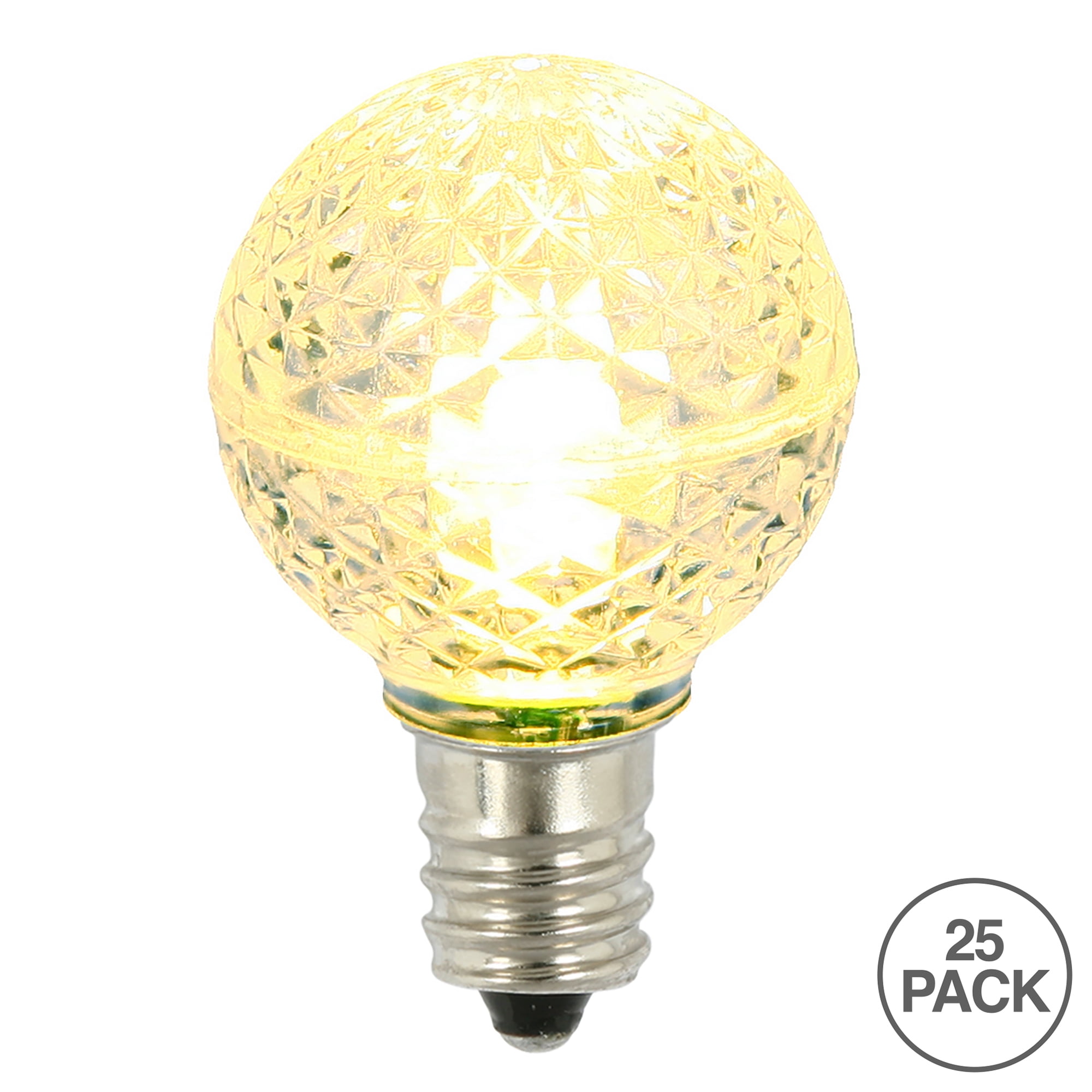 Vickerman G30 LED Warm White Replacement Bulb, package of 25