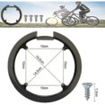 thumbnail image 1 of Bike Chain Protector, Bike Chain Cover With 4 Screws Plastic Bike Crank Protector Mtb Chain Protector Crank Protector Cover For 42t And 44t Bike XBW, 1 of 1