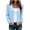 Light Blue, variant on AKOEE Womens Sweater Cardigans Lightweight Soft V Neck Button Up Long Sleeve Outerwear Spring Fall Blouses (S, Light Blue)